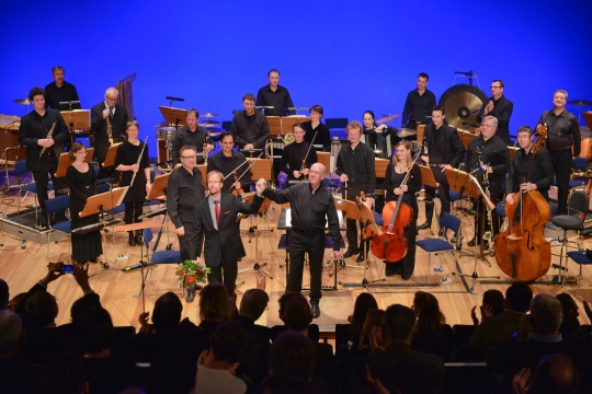 Wanderer im Winter  @Neues Theater Halle  - © Markus Scholz